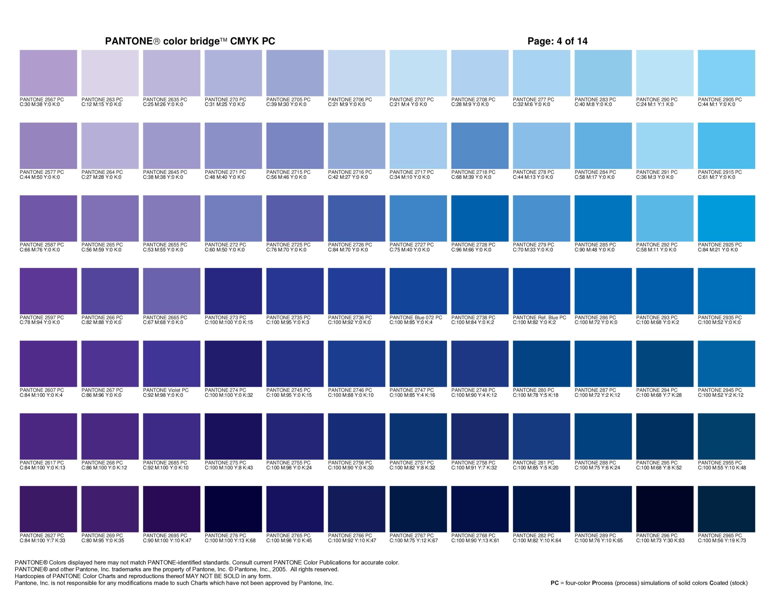 راهنمای جامع ابزار PANTONE Color Bridge CMYK PC